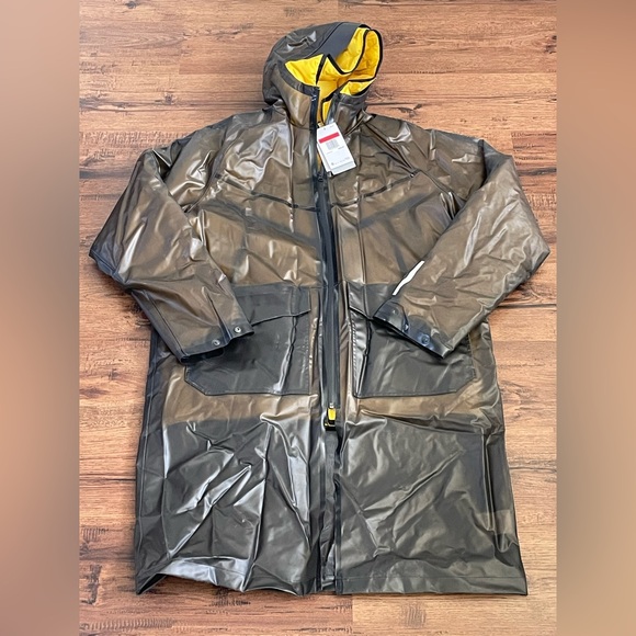 Nike Shield Tech Down-Fill Coat and Parka Jacket 'Yellow' (size us mens L-Tall)